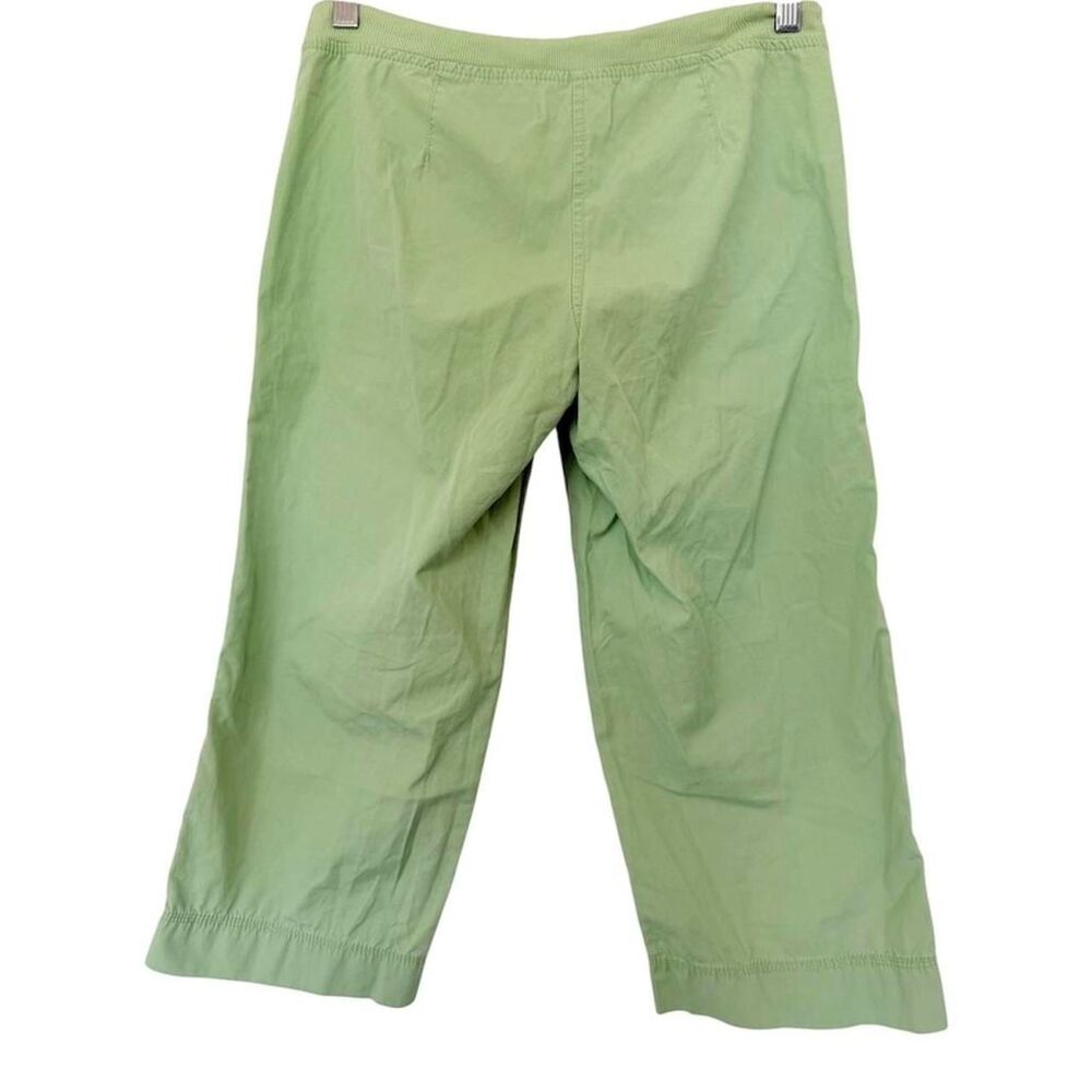 Anthropologie Hei Hei Green Cropped Capri Drawstring Pants Size 2 - Picture 7 of 8